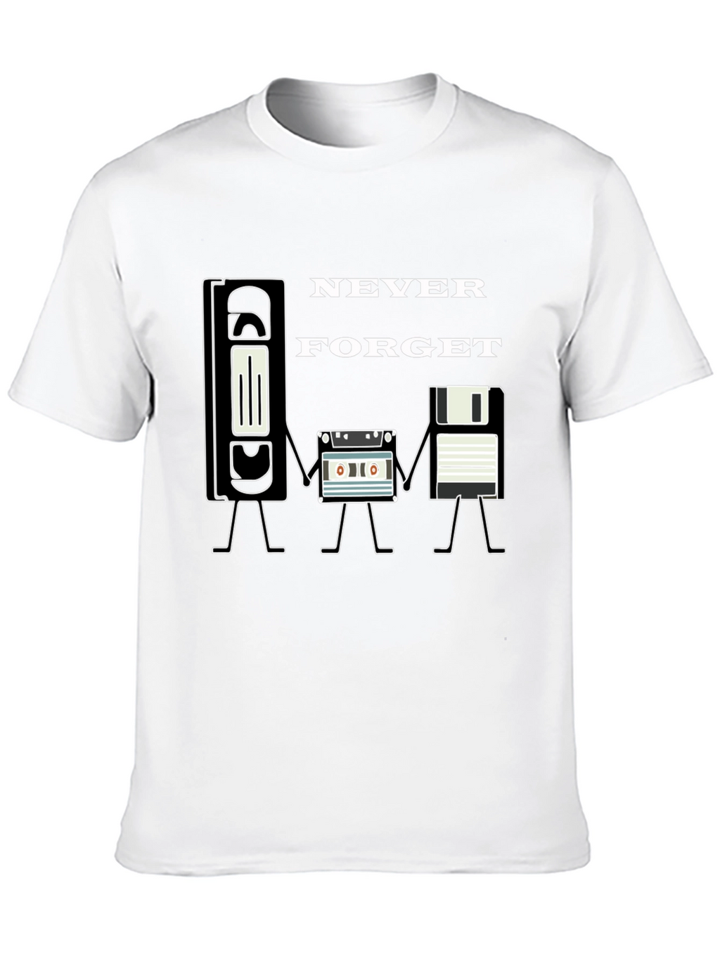 Retro Media T-Shirt - Never Forget