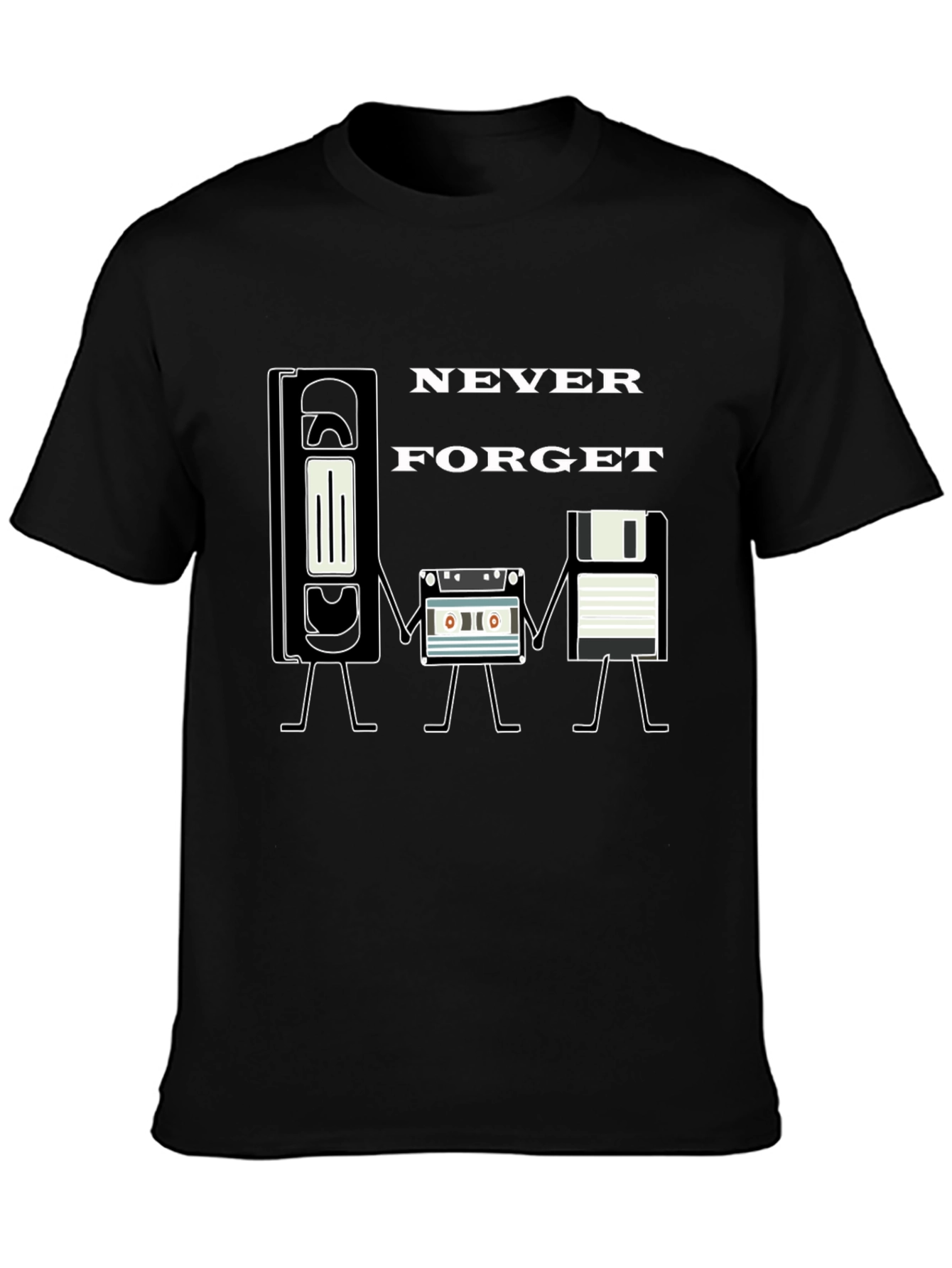 Retro Media T-Shirt - Never Forget