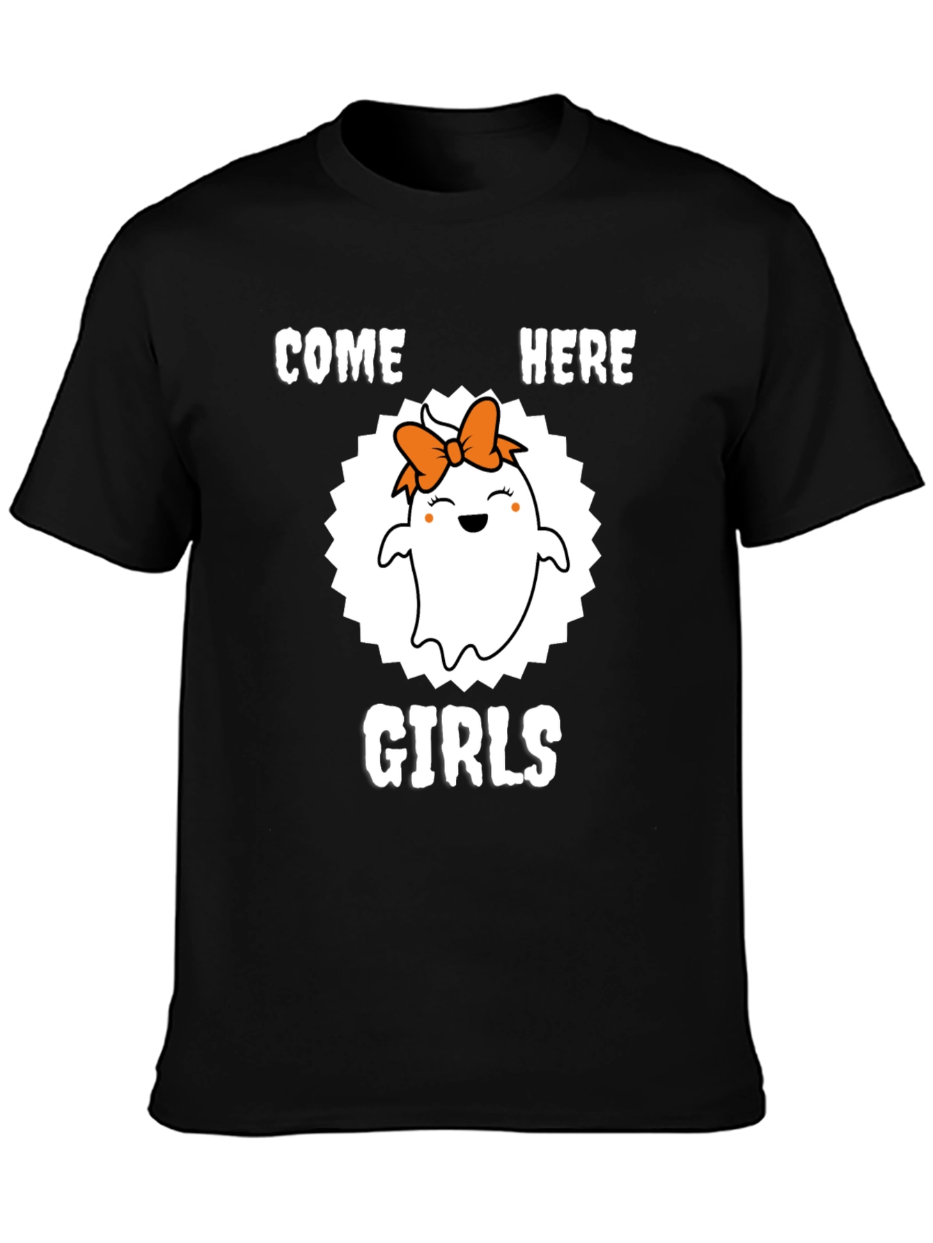 Cute Ghost Girl Halloween T-Shirt