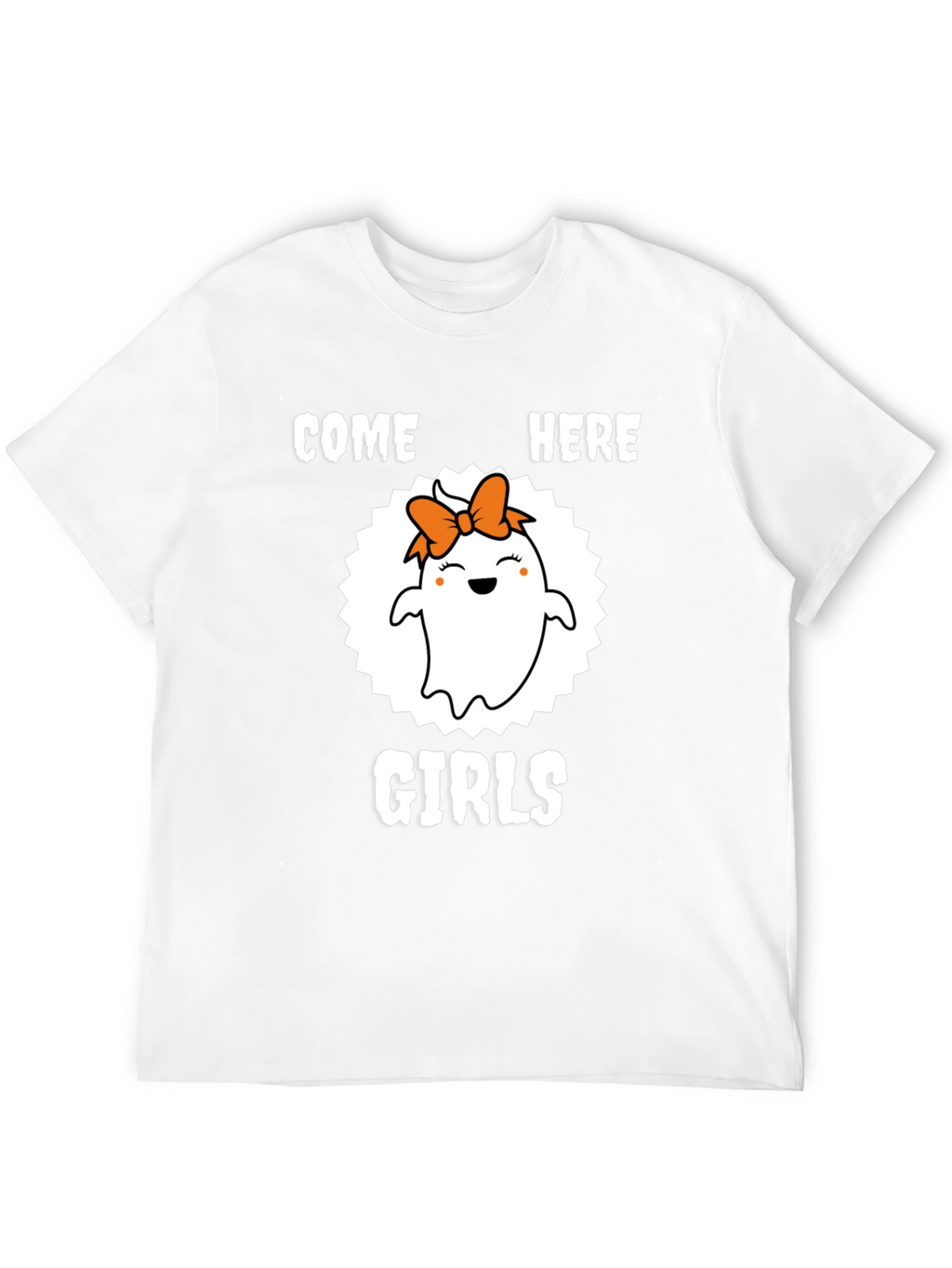 Cute Ghost Girl Halloween T-Shirt