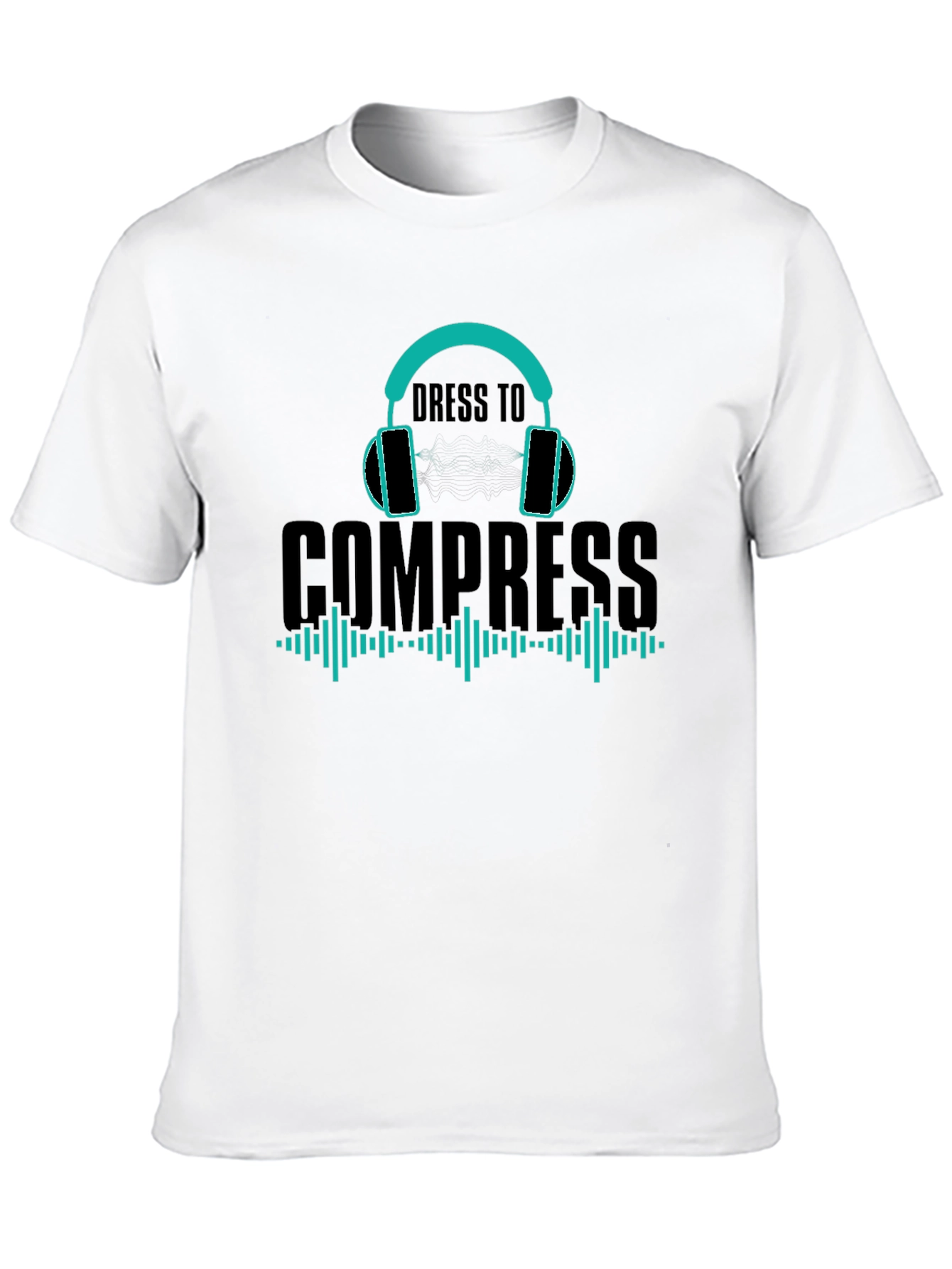 Dress to Compress T-Shirt - Music Production Tee