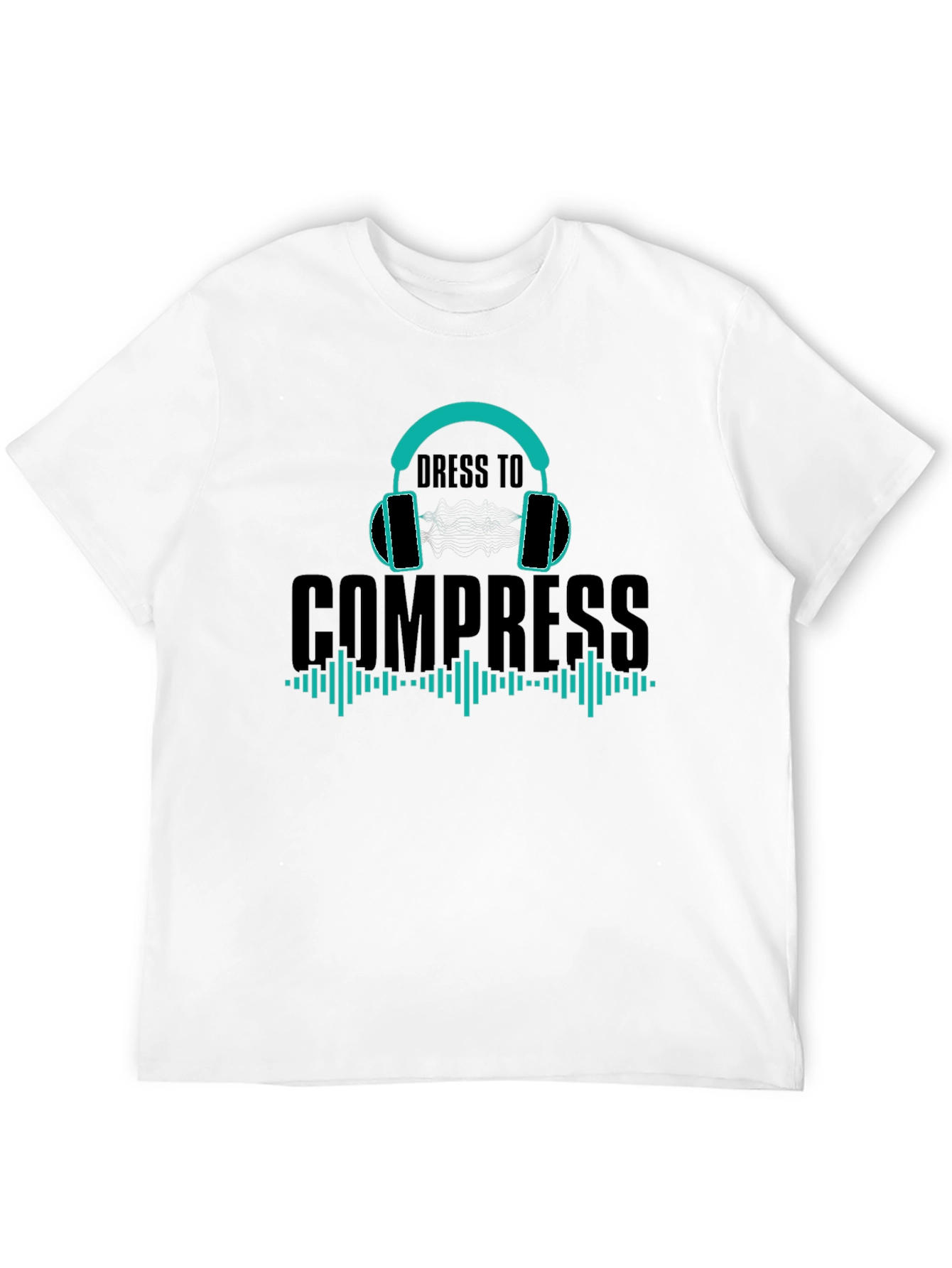 Dress to Compress T-Shirt - Music Production Tee