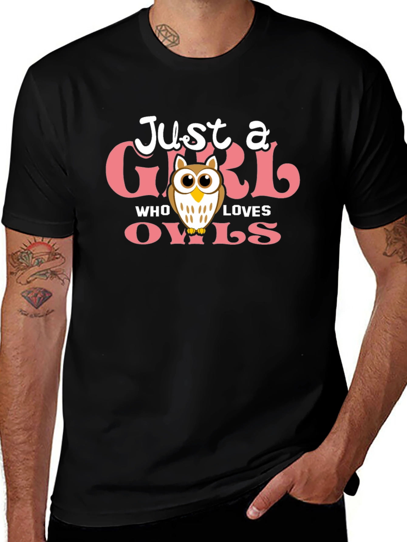 Just a Girl Who Loves Owls T-Shirt