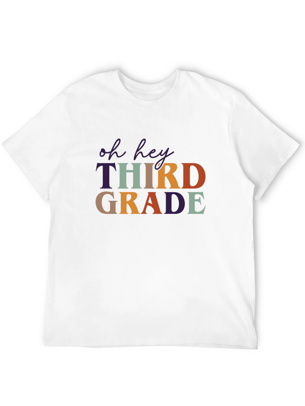 Oh Hey Third Grade Black T-Shirt