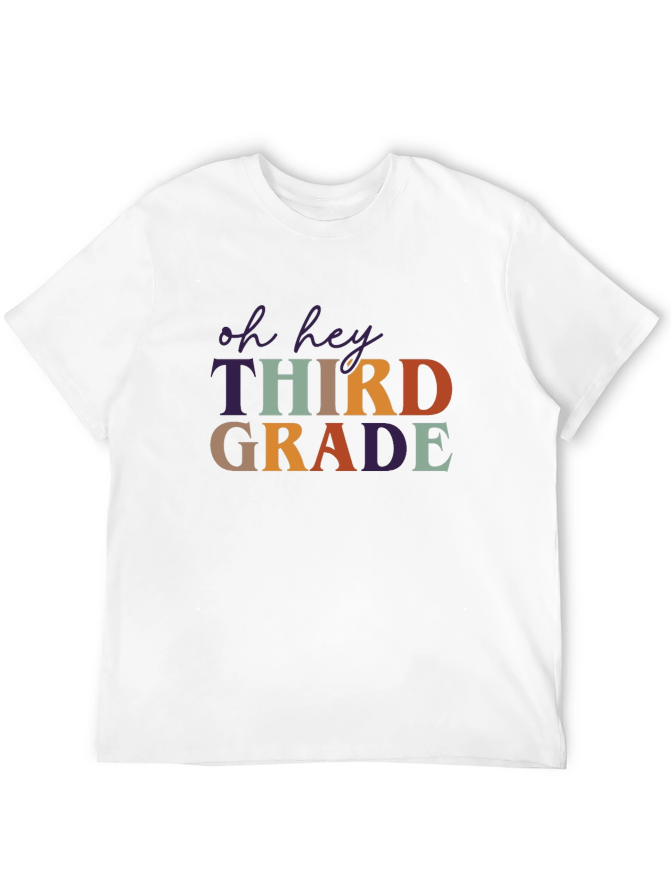 Oh Hey Third Grade Black T-Shirt