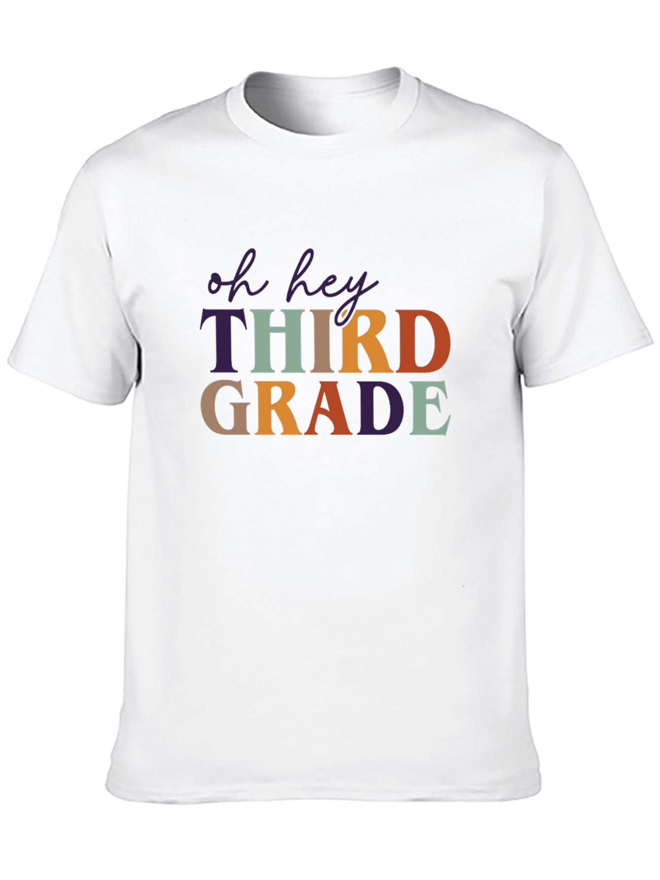 Oh Hey Third Grade Black T-Shirt