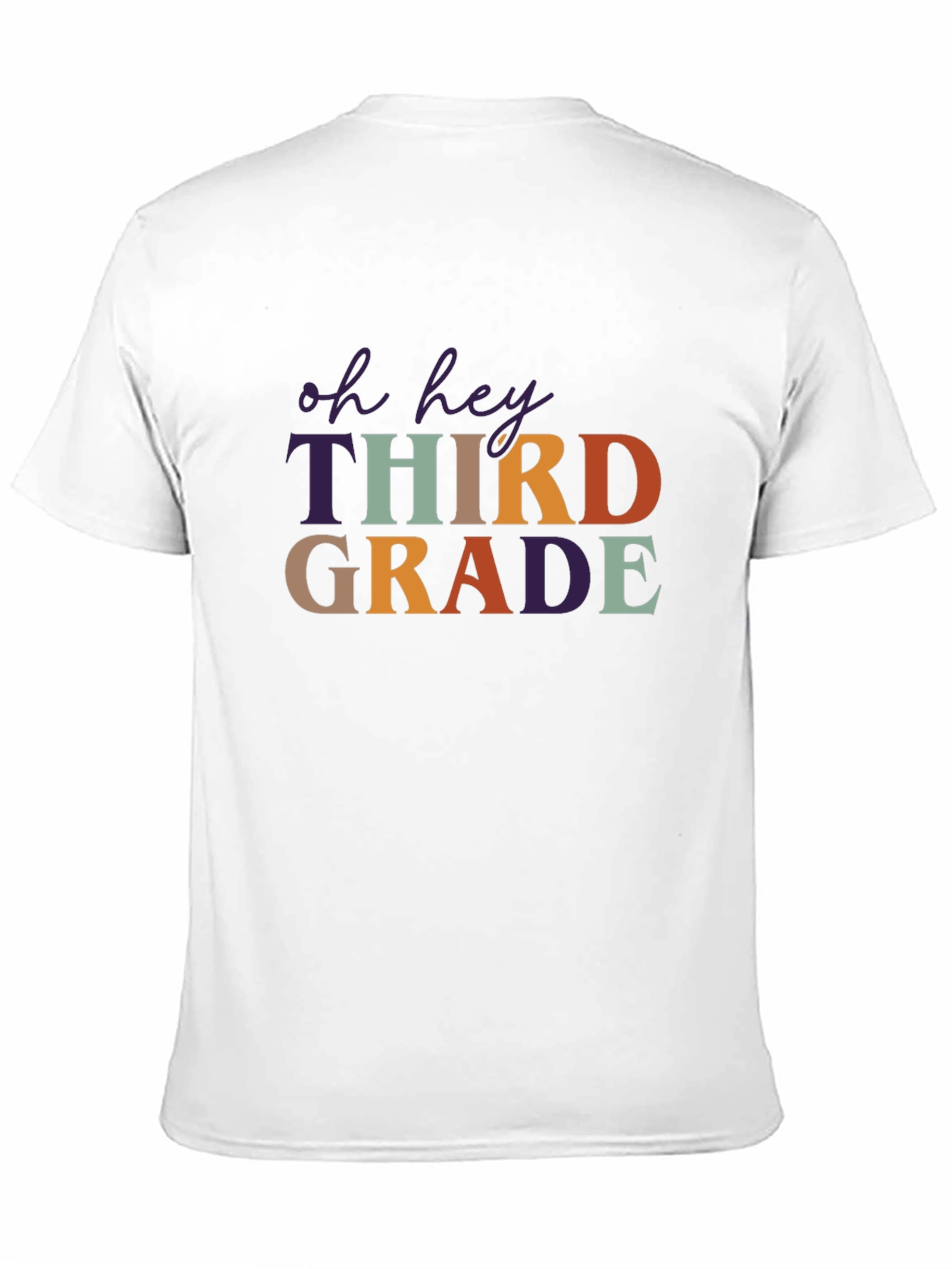 Oh Hey Third Grade Black T-Shirt