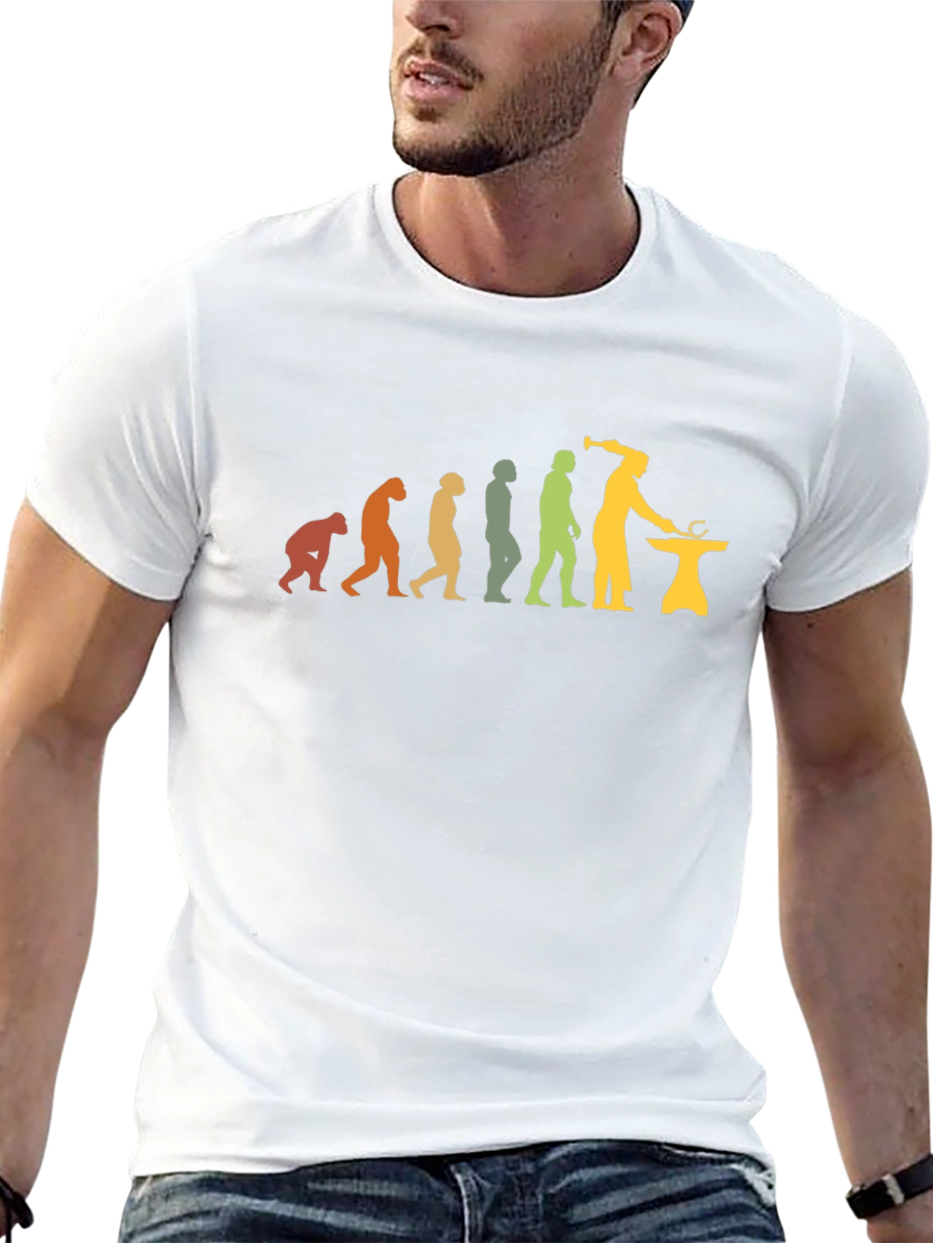 Blacksmith Evolution T-Shirt - Forge Your Path