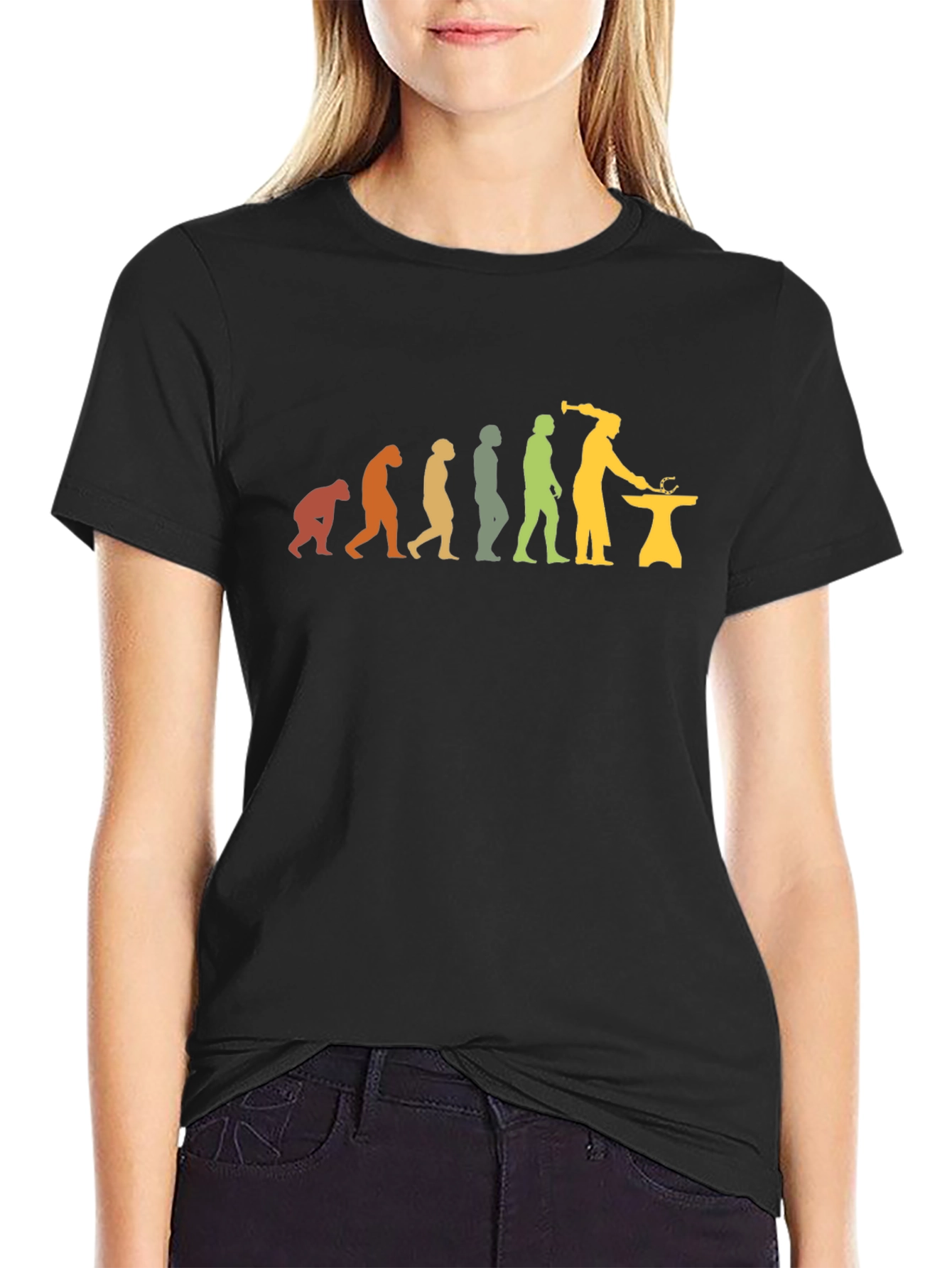 Blacksmith Evolution T-Shirt - Forge Your Path