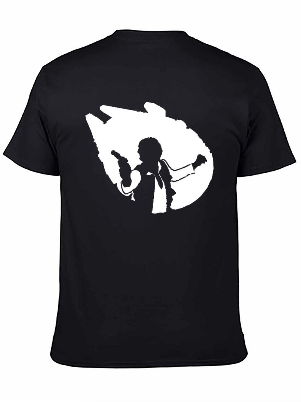 Han Solo Millennium Falcon Black T-Shirt