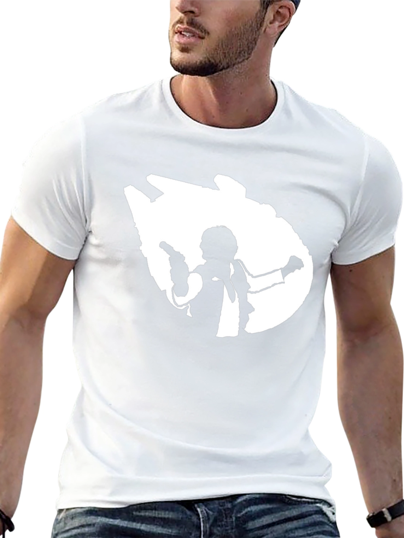 Han Solo Millennium Falcon Black T-Shirt