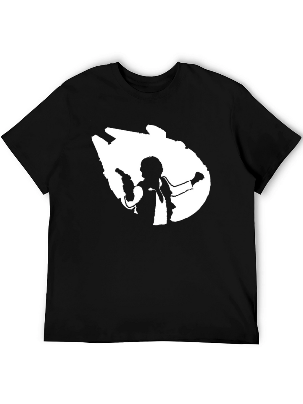 Han Solo Millennium Falcon Black T-Shirt