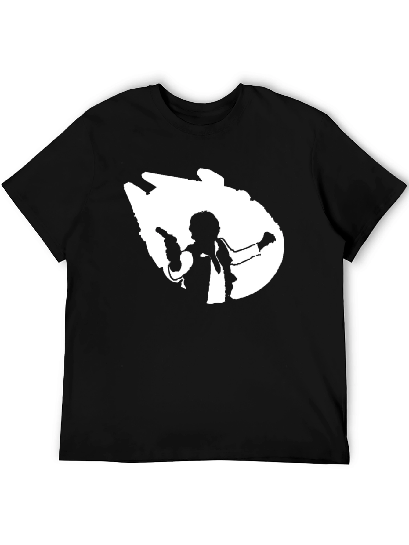 Han Solo Millennium Falcon Black T-Shirt