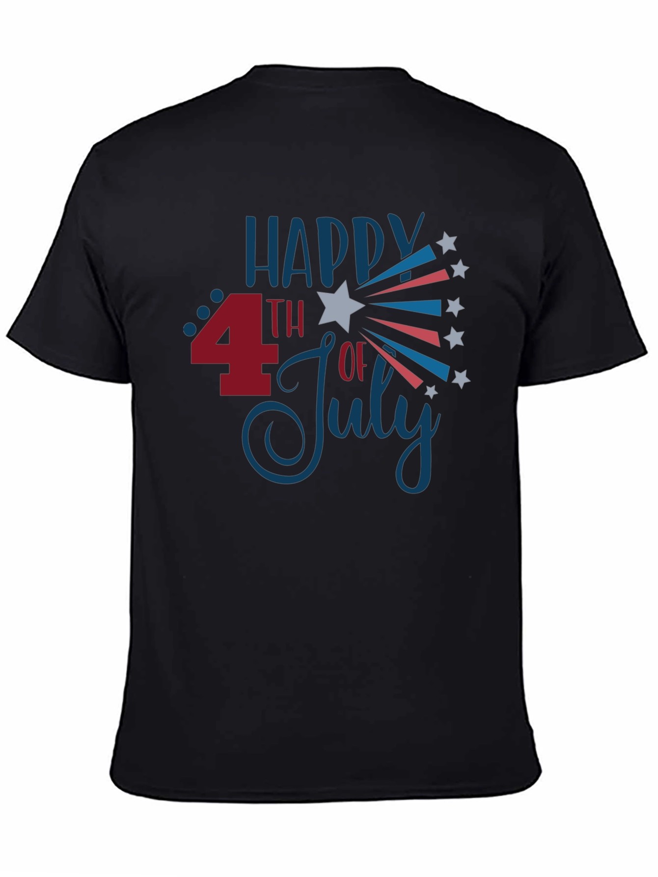 Happy 4th of July Graphic T-Shirt - Patriotic Celebration Tee
