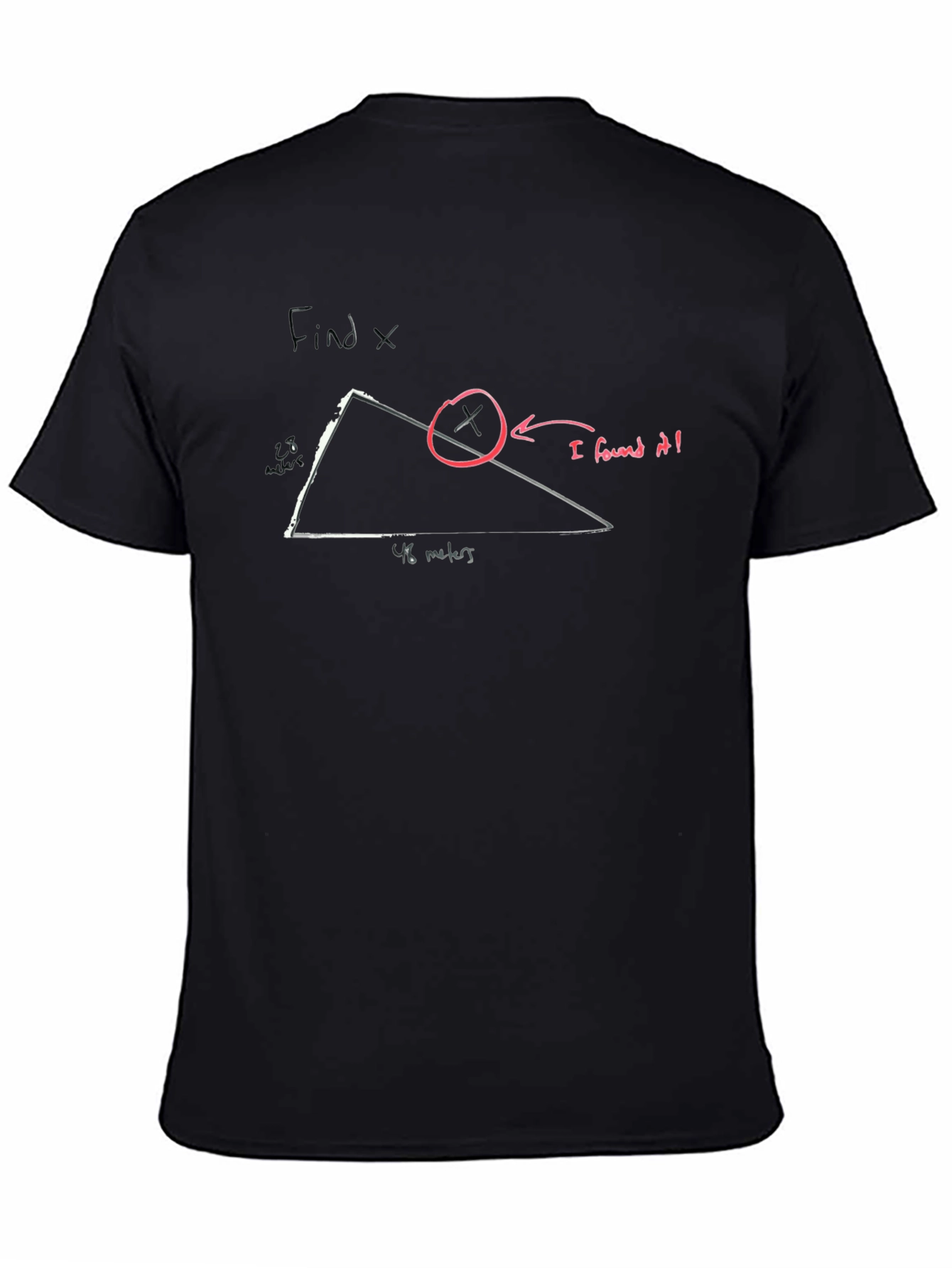 Funny Find X T-Shirt - Math Humor Tee