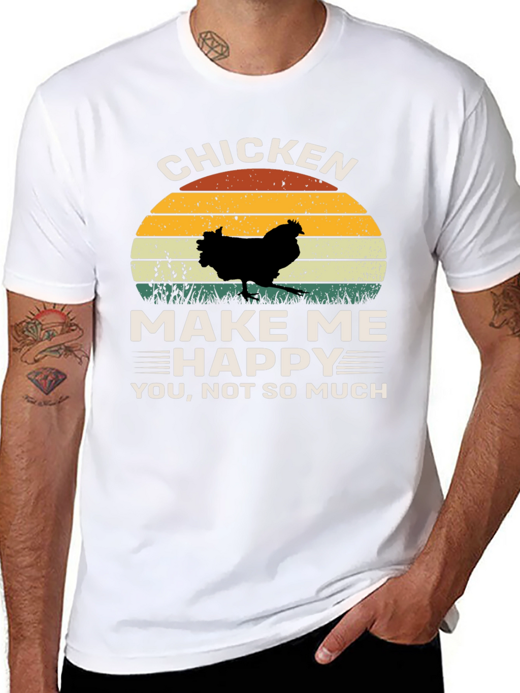 Chicken Make Me Happy T-Shirt
