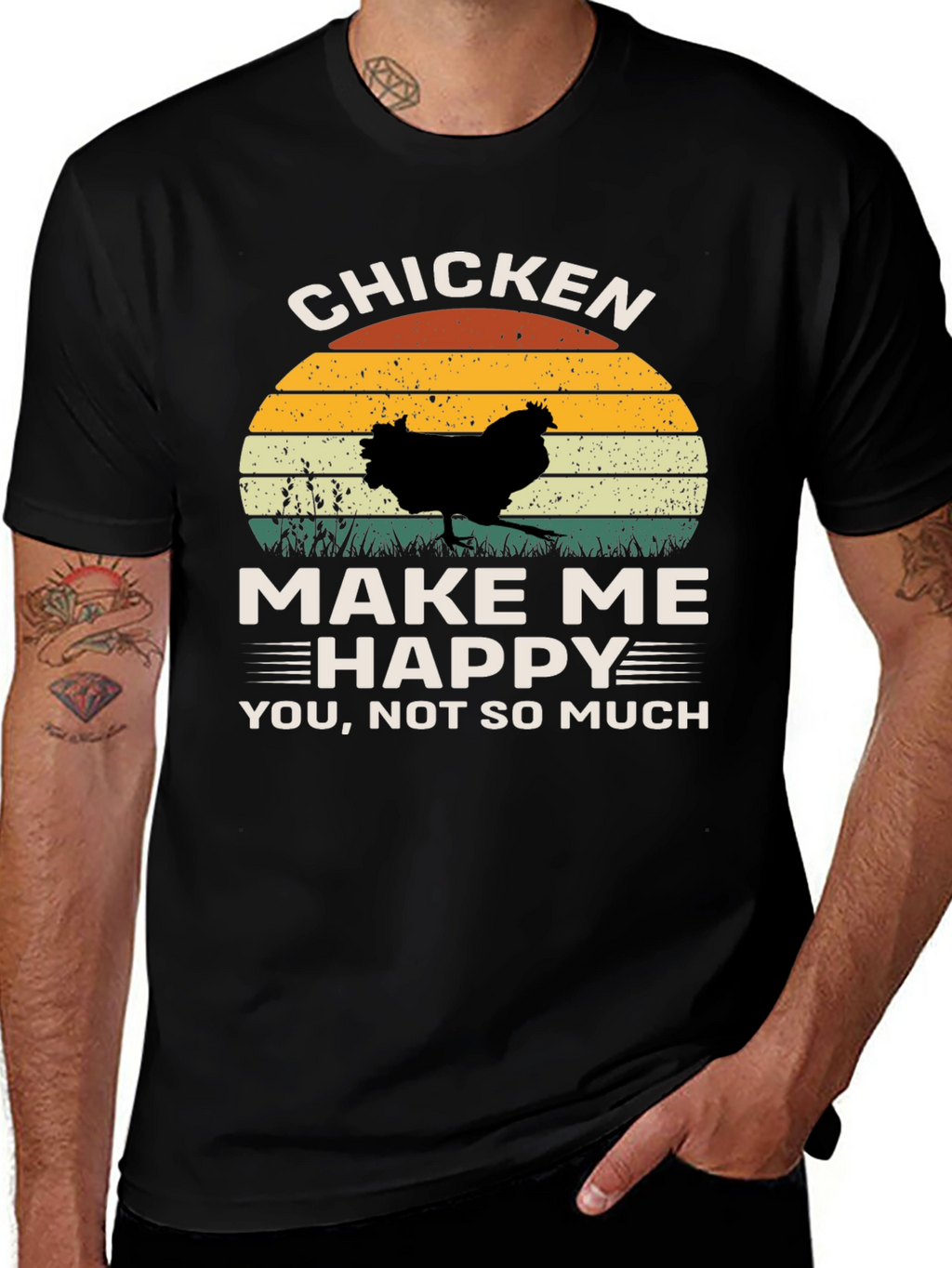Chicken Make Me Happy T-Shirt