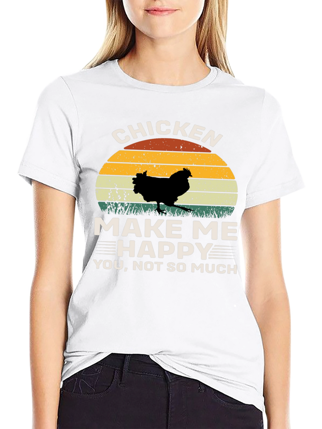 Chicken Make Me Happy T-Shirt