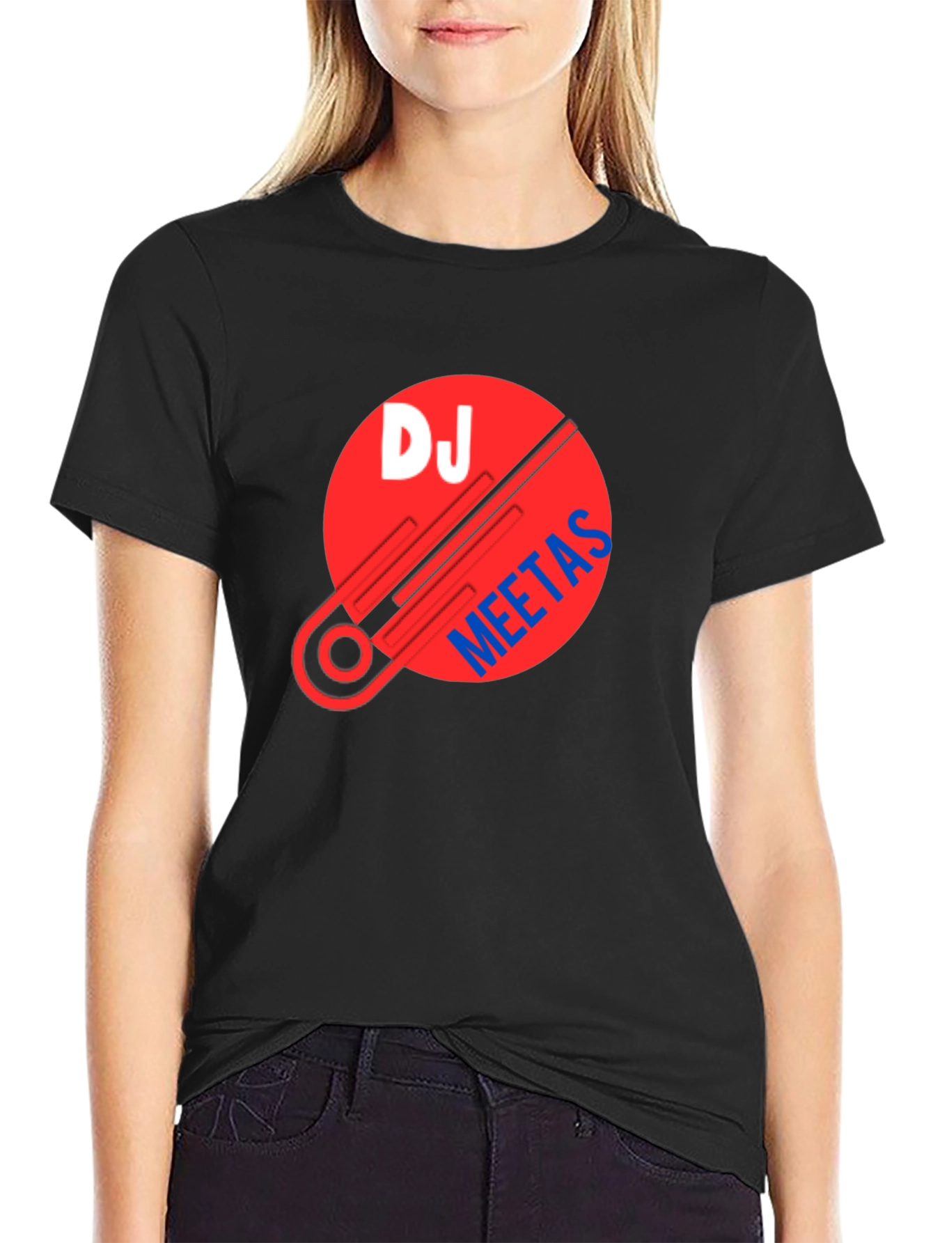 DJ Meetas Graphic T-Shirt - Black