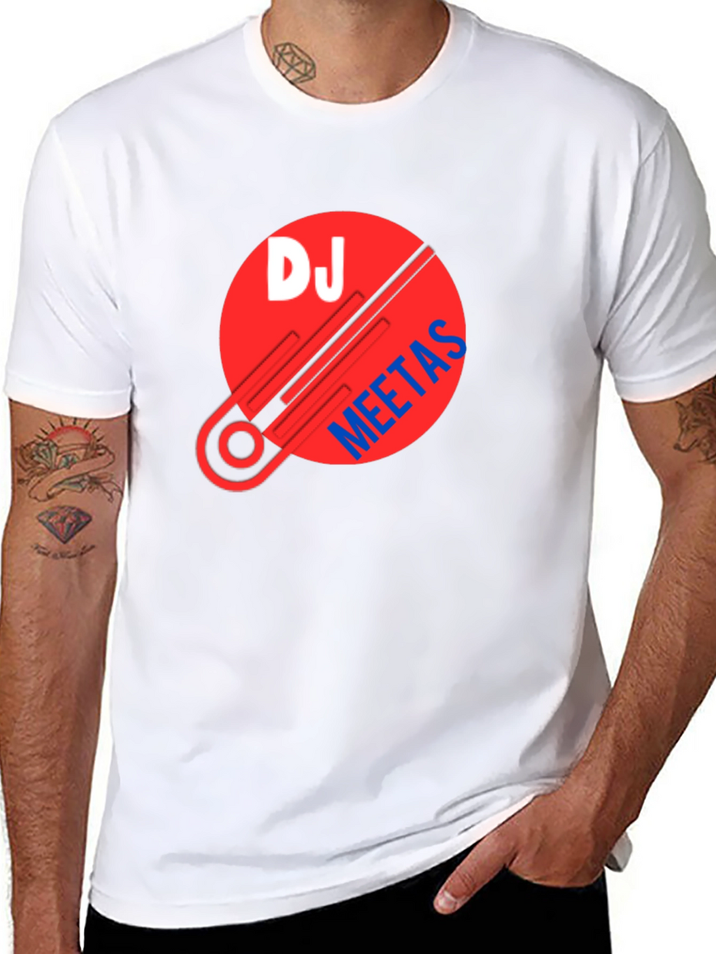 DJ Meetas Graphic T-Shirt - Black