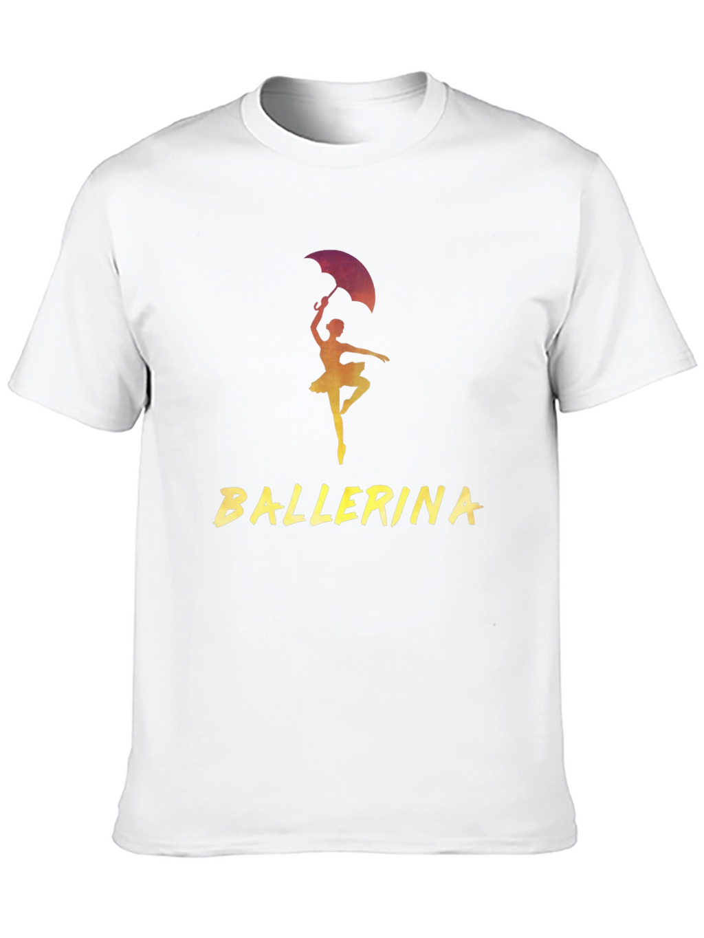 Ballerina Dancer Graphic Tee - Stylish Black T-Shirt
