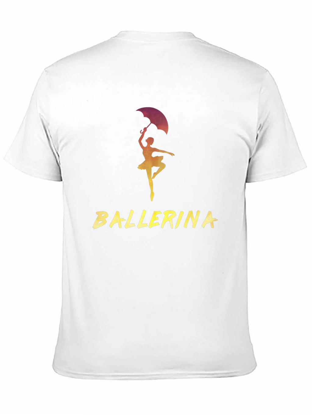 Ballerina Dancer Graphic Tee - Stylish Black T-Shirt