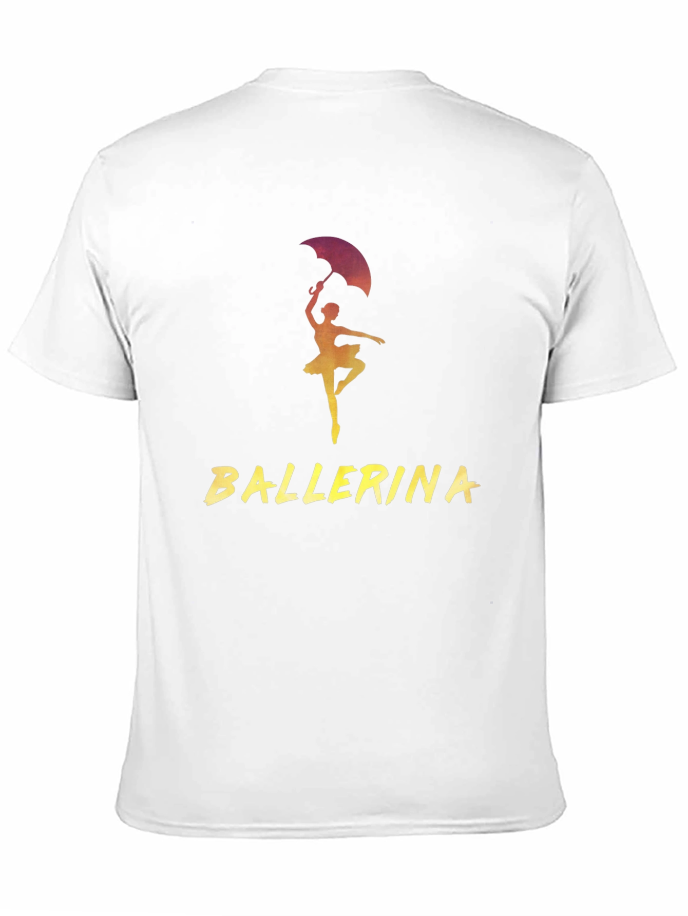 Ballerina Dancer Graphic Tee - Stylish Black T-Shirt