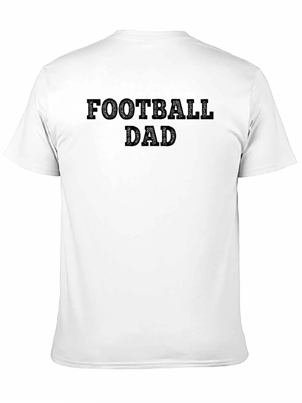 Football Dad T-Shirt - Black Graphic Tee