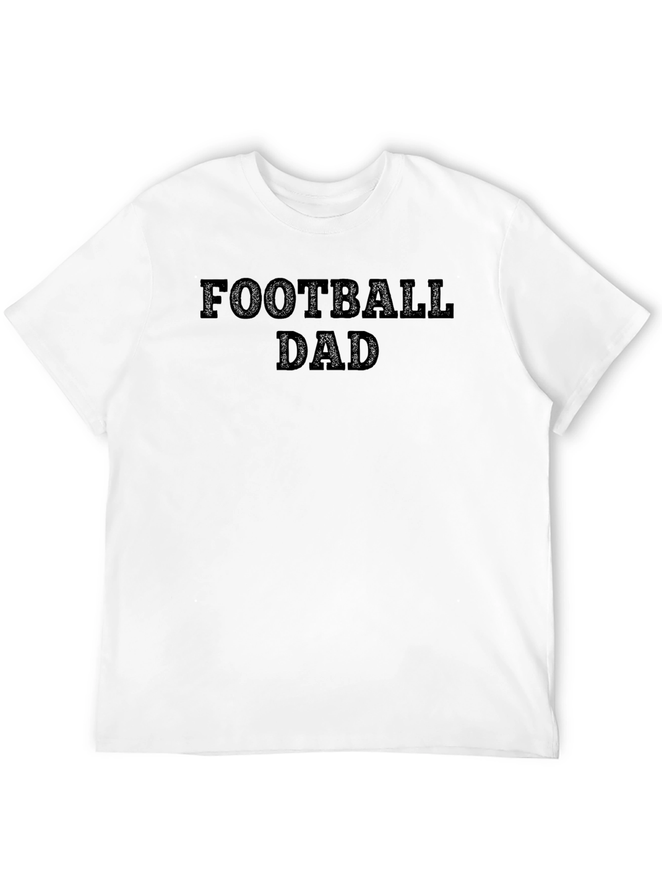 Football Dad T-Shirt - Black Graphic Tee