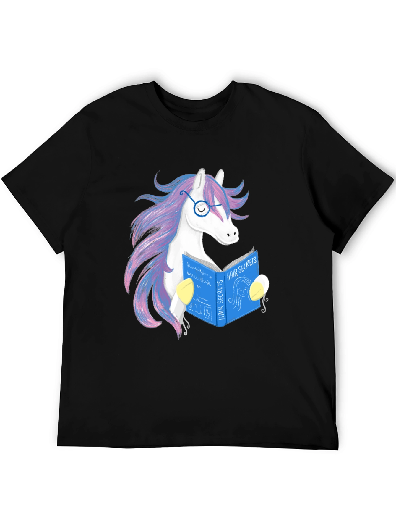 Unicorn Reading Graphic Tee - Hair Secrets
