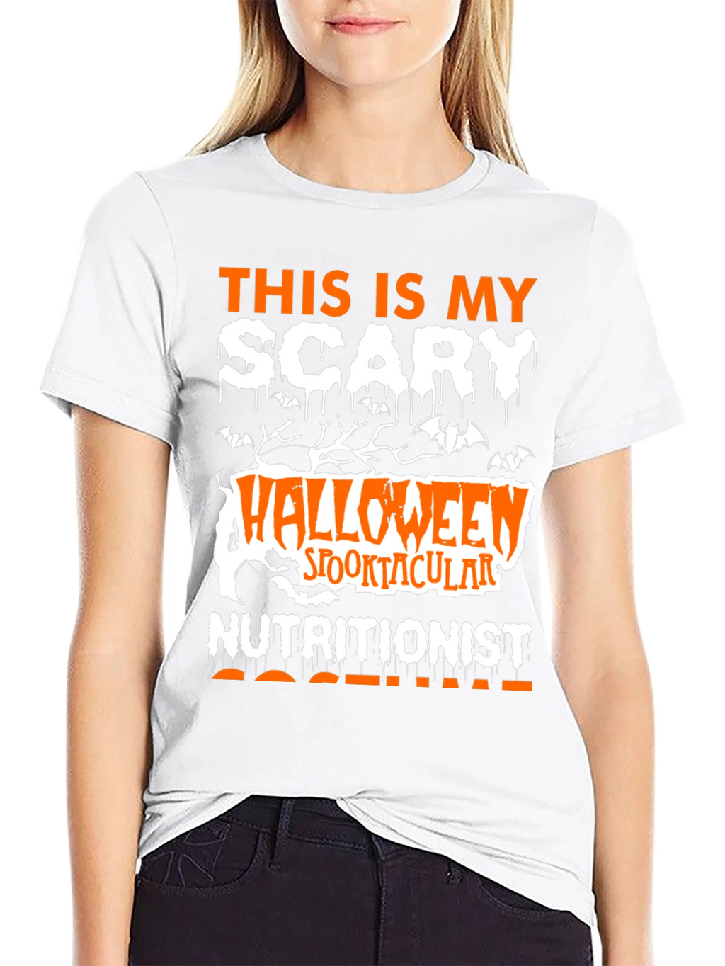 Halloween Nutritionist T-Shirt - Scary Spooktacular Design