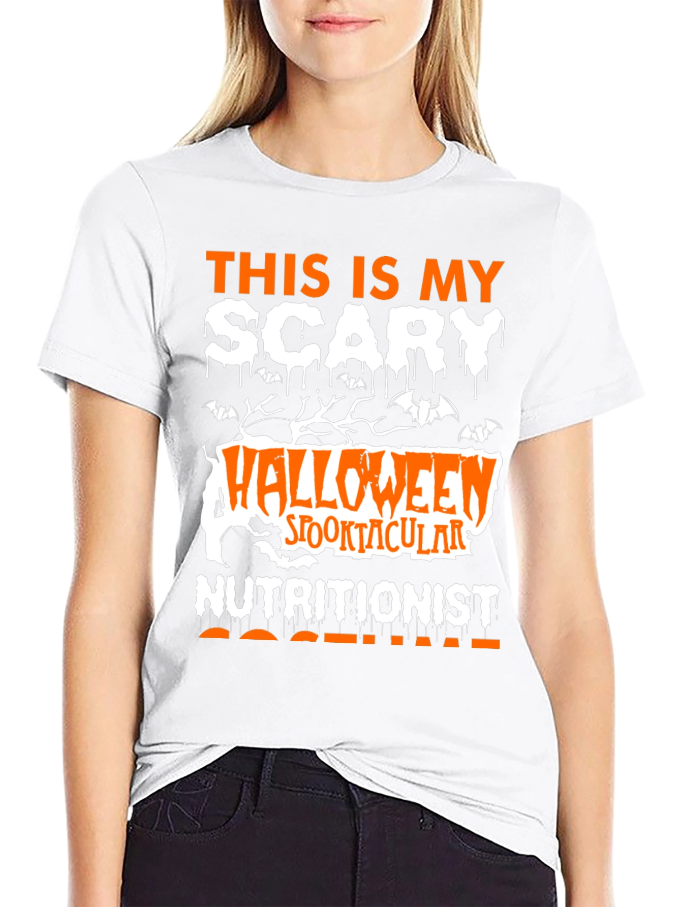 Halloween Nutritionist T-Shirt - Scary Spooktacular Design