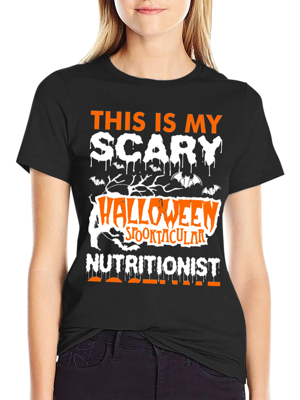 Halloween Nutritionist T-Shirt - Scary Spooktacular Design