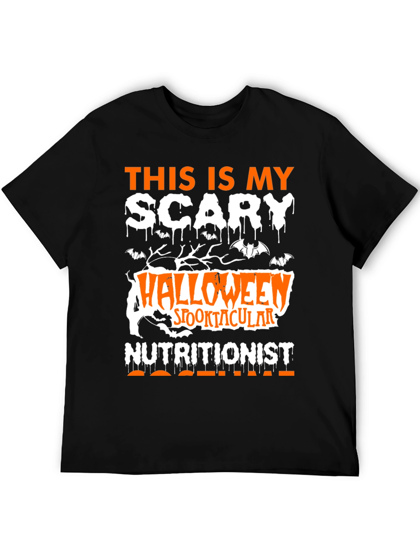 Halloween Nutritionist T-Shirt - Scary Spooktacular Design