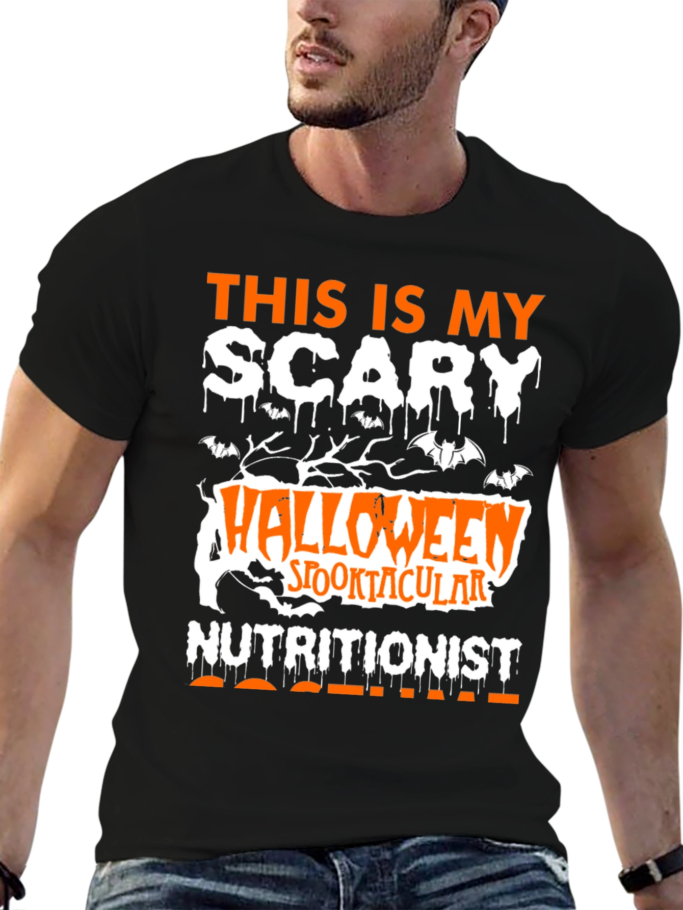 Halloween Nutritionist T-Shirt - Scary Spooktacular Design