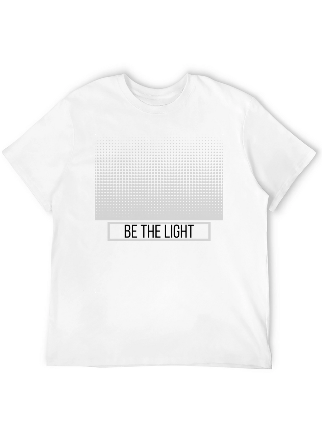 Be The Light Graphic Print Mens T-Shirt