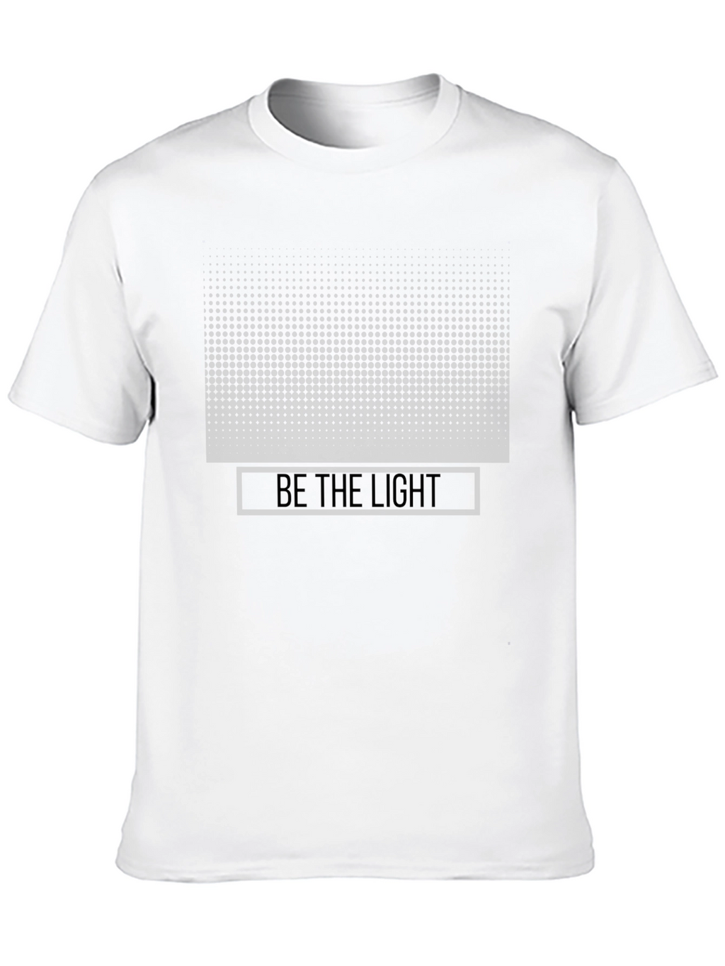 Be The Light Graphic Print Mens T-Shirt