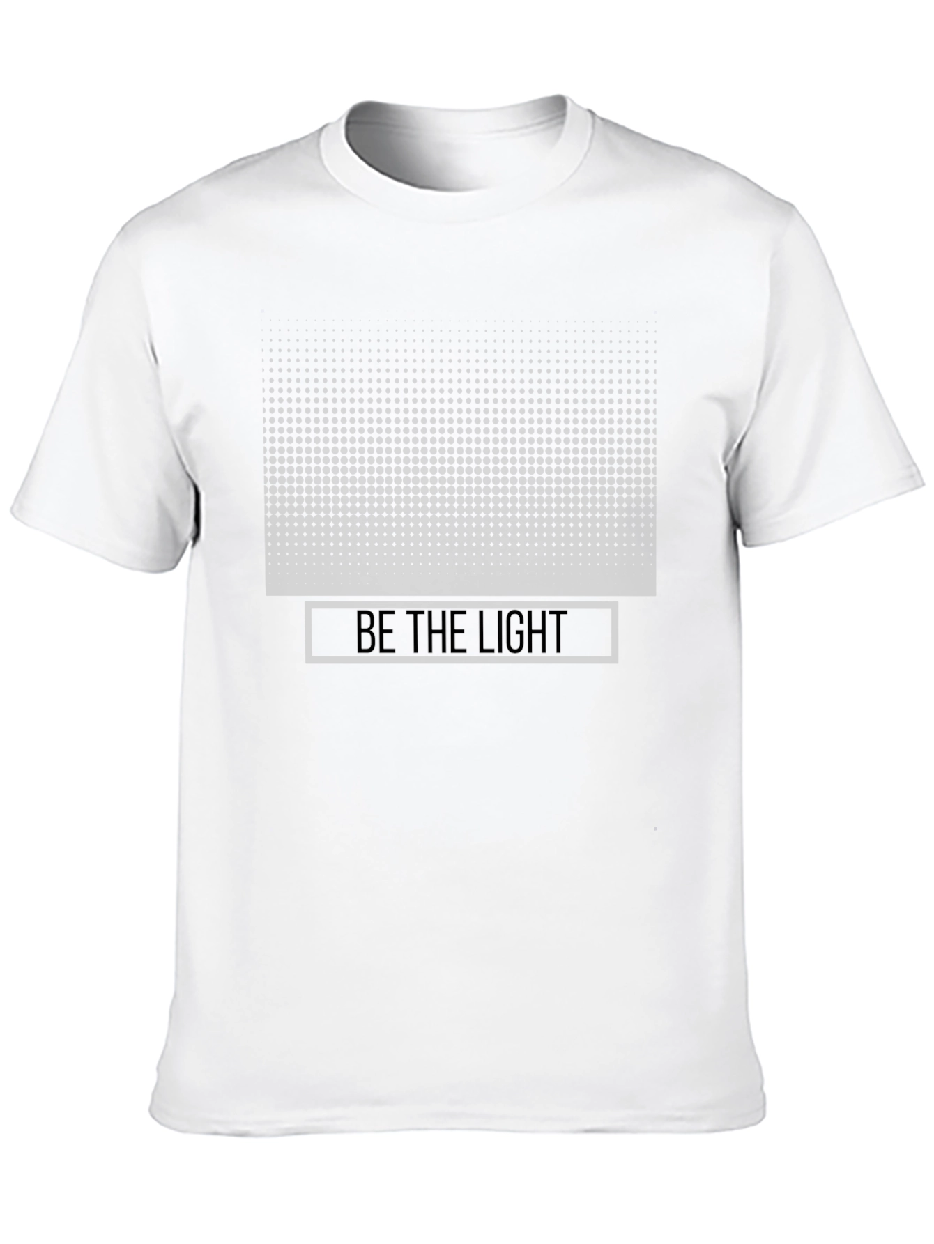 Be The Light Graphic Print Mens T-Shirt