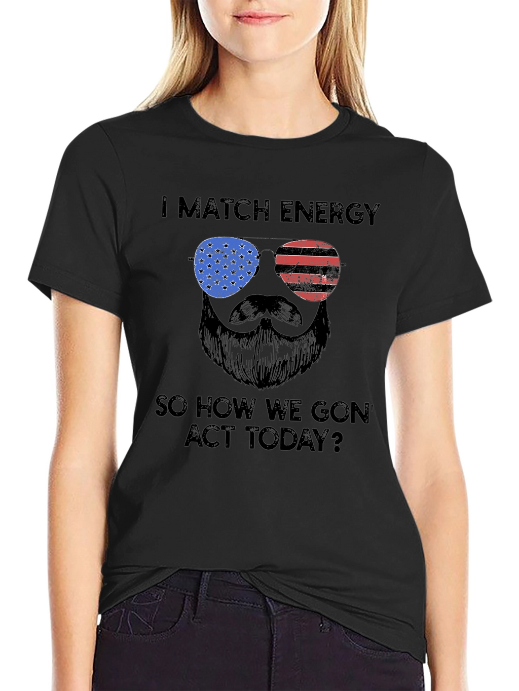 I Match Energy T-Shirt - Patriotic Design