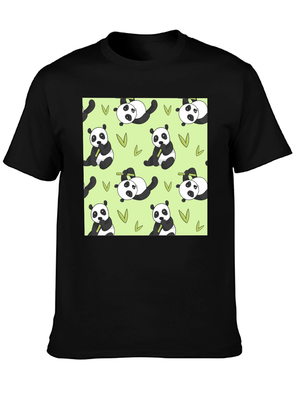 Panda Print T-Shirt - Cute Animal Tee