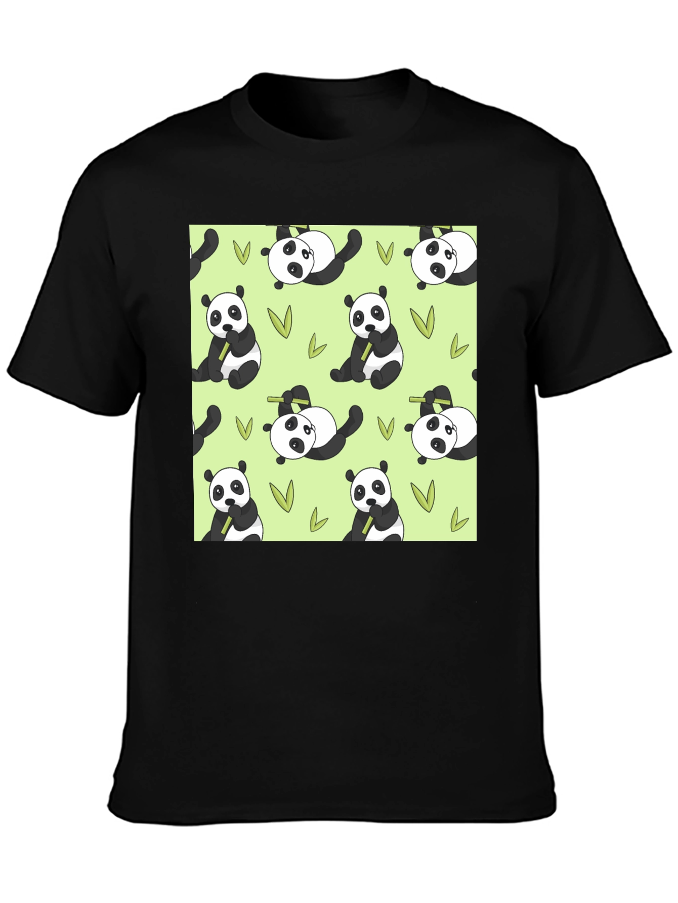 Panda Print T-Shirt - Cute Animal Tee