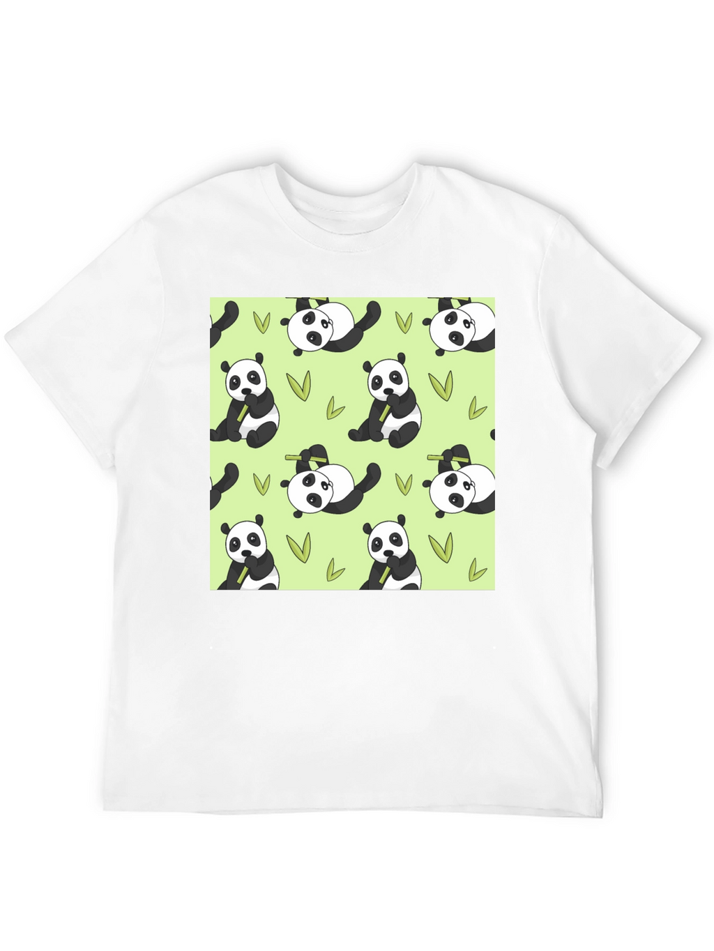 Panda Print T-Shirt - Cute Animal Tee