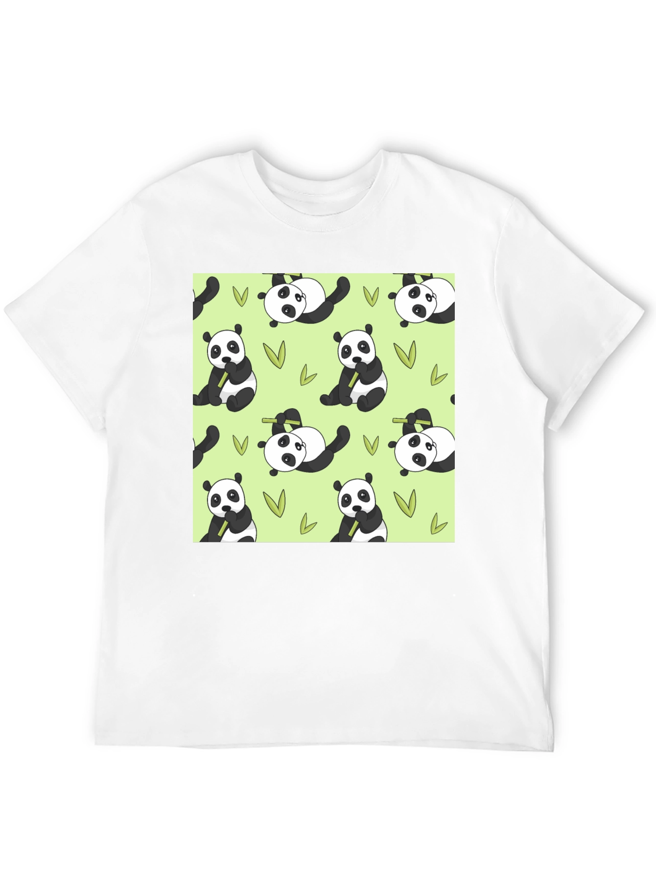 Panda Print T-Shirt - Cute Animal Tee