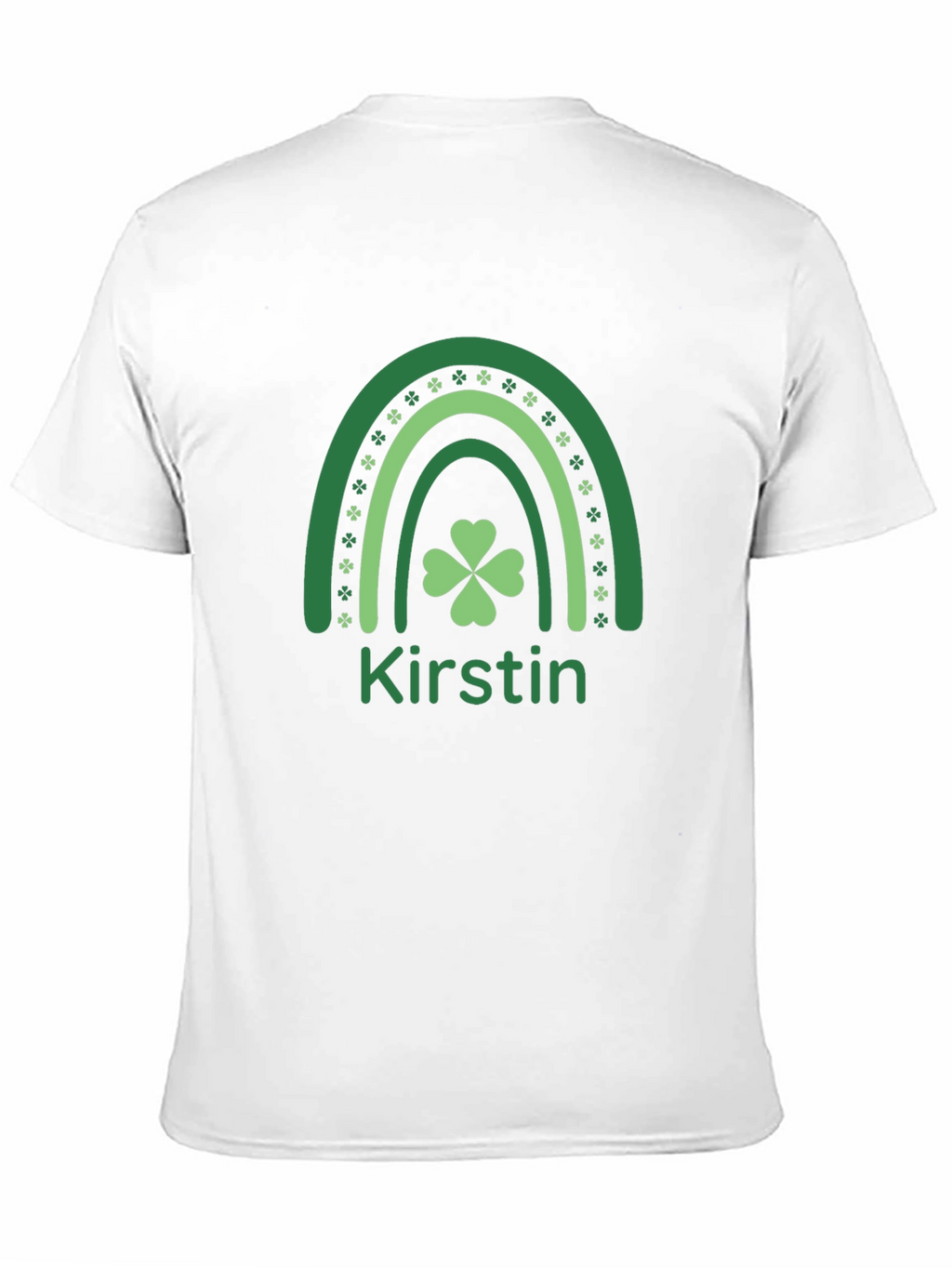 Kirstin St. Patricks Day Rainbow Shamrock T-Shirt