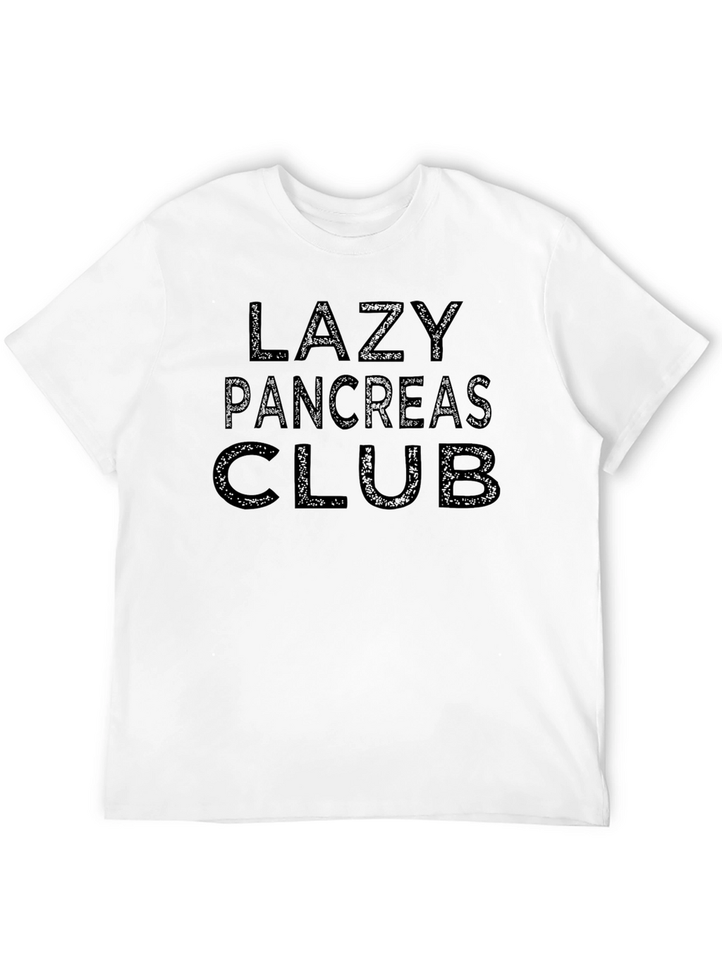 Lazy Pancreas Club Black T-Shirt