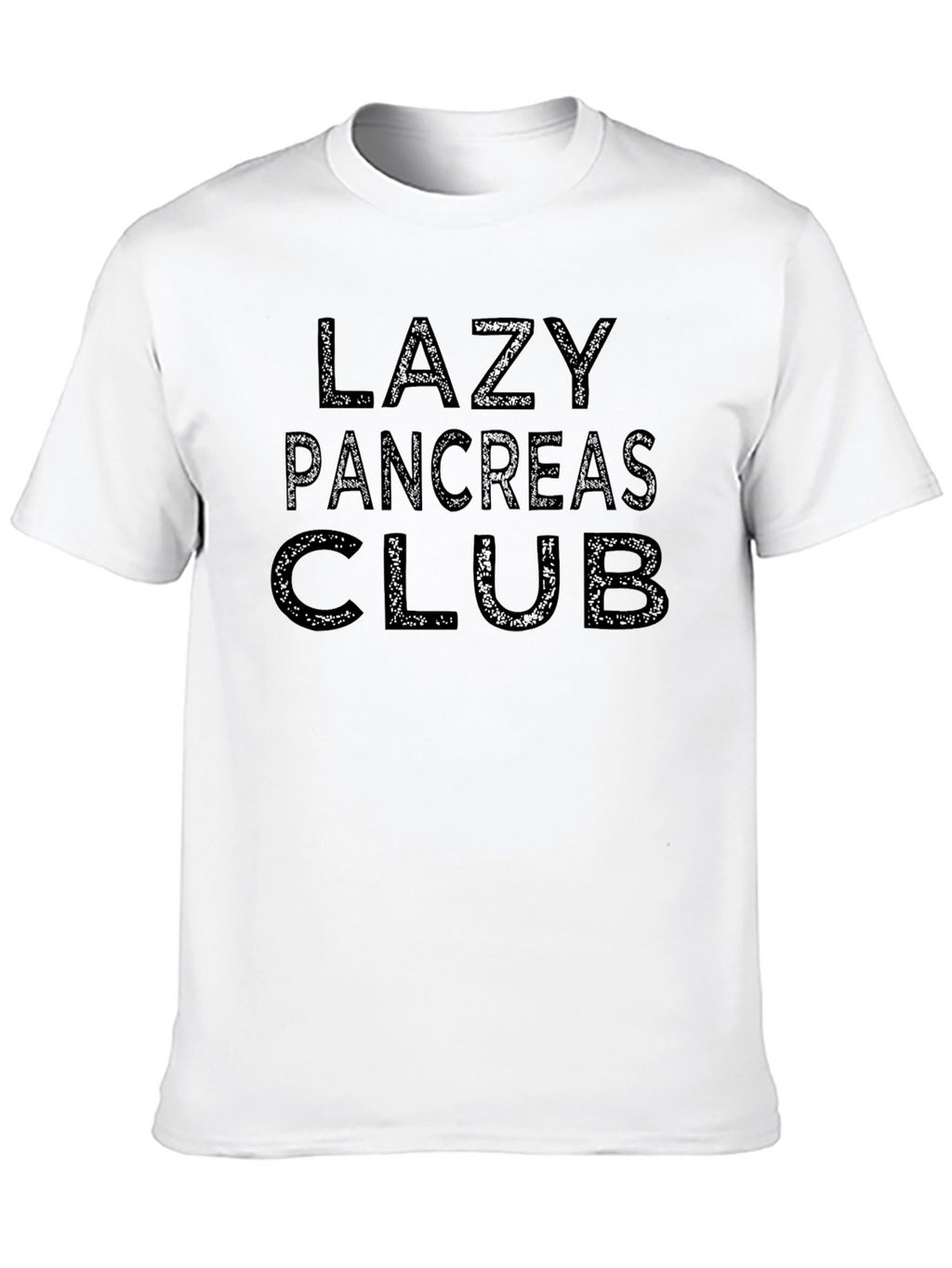 Lazy Pancreas Club Black T-Shirt