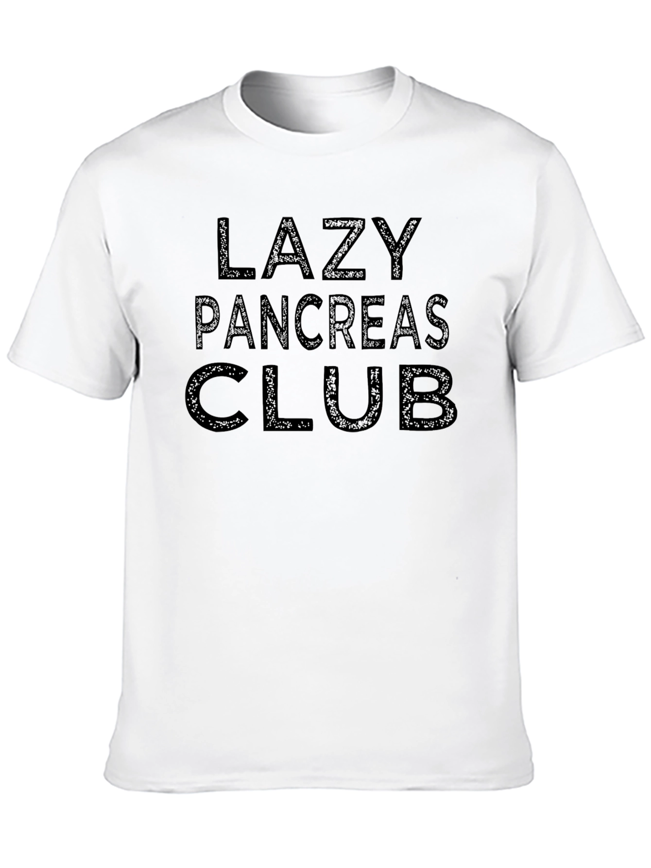 Lazy Pancreas Club Black T-Shirt