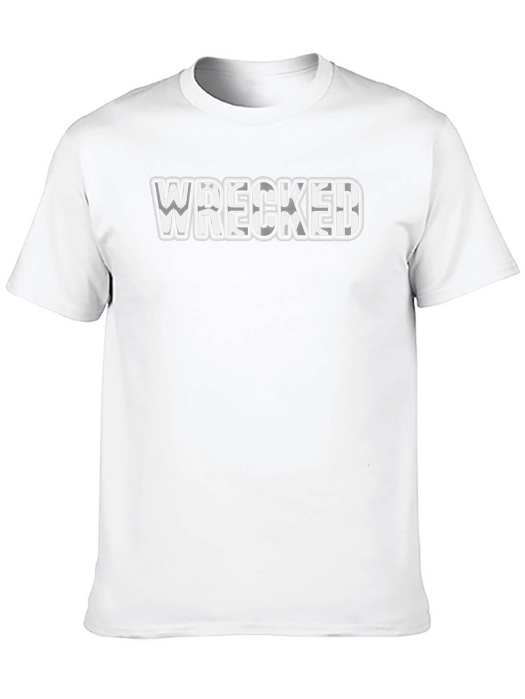 Wrecked Graphic Print Crew Neck T-Shirt