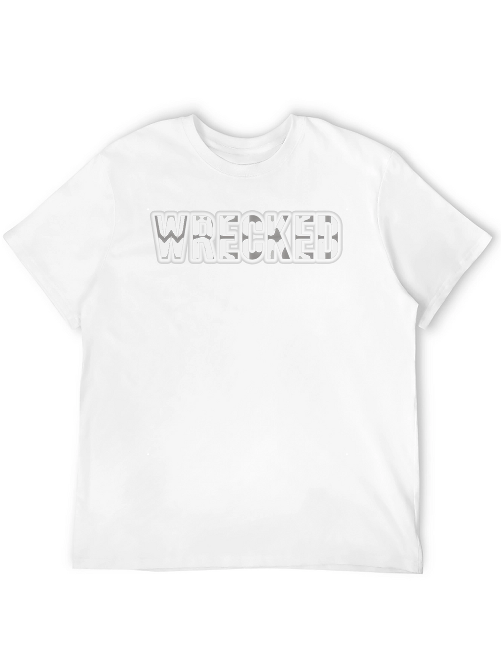Wrecked Graphic Print Crew Neck T-Shirt