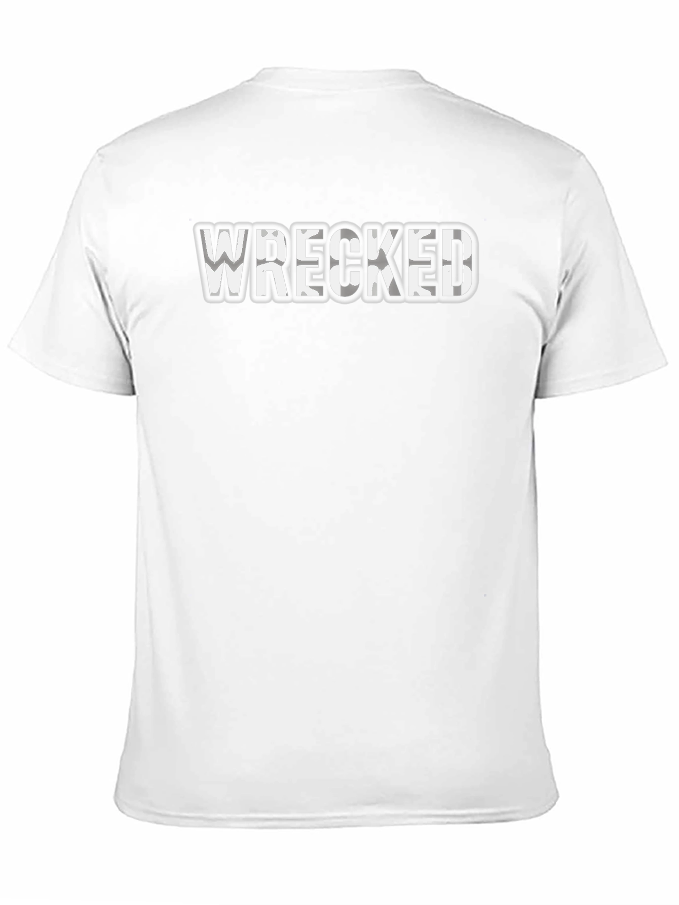 Wrecked Graphic Print Crew Neck T-Shirt